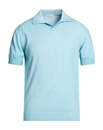 Bellwood Man Sweater Sky Blue Size 42 Cotton