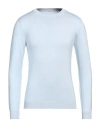 Bellwood Man Sweater Sky Blue Size 36 Cotton, Cashmere