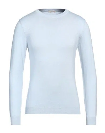 Bellwood Man Sweater Sky Blue Size 44 Cotton, Cashmere