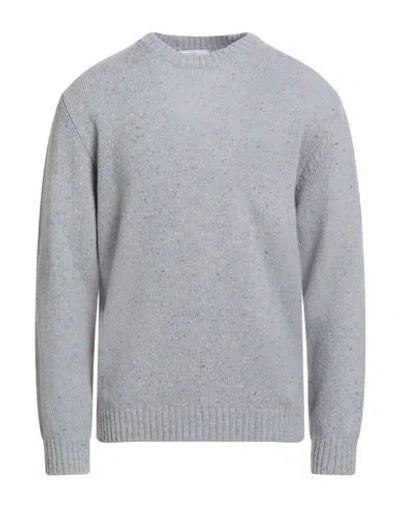 Bellwood Man Sweater Sky Blue Size 44 Virgin Wool, Nylon In Black