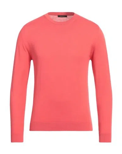 Bellwood Man Sweater Tomato Red Size 40 Cotton