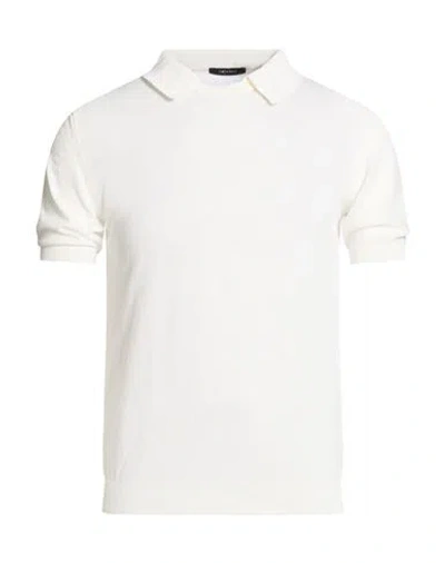 Bellwood Man Sweater White Size 40 Cotton
