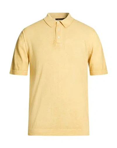 Bellwood Man Sweater Pastel Yellow Size 42 Cotton