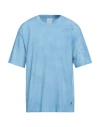 Bellwood Man T-shirt Pastel Blue Size M Cotton In Blue