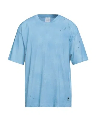 Bellwood Man T-shirt Pastel Blue Size M Cotton