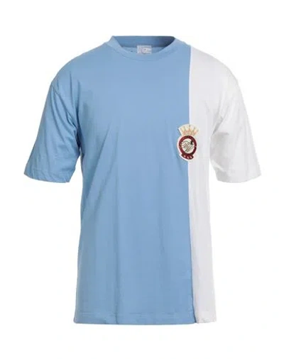 Bellwood Man T-shirt Light Blue Size S Cotton