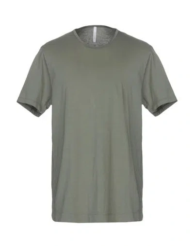 Bellwood Man T-shirt Military Green Size 42 Cotton