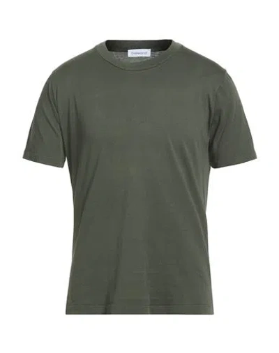 Bellwood Man T-shirt Military Green Size 38 Cotton