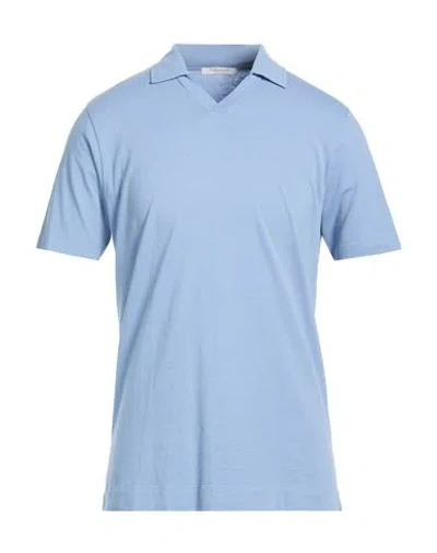 Bellwood Man T-shirt Sky Blue Size 42 Cotton