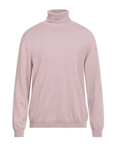 Bellwood Man Turtleneck Antique Rose Size 46 Cashmere, Silk