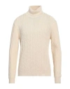 Bellwood Man Turtleneck Beige Size 44 Cotton, Wool, Cashmere