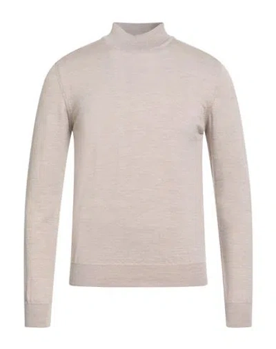 Bellwood Man Turtleneck Beige Size 44 Merino Wool In Neutral