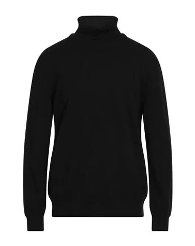 Bellwood Man Turtleneck Midnight Blue Size 44 Merino Wool In Black