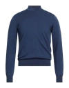 Bellwood Man Turtleneck Blue Size 38 Merino Wool