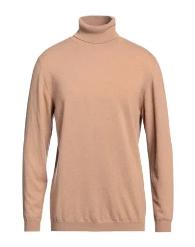 Bellwood Man Turtleneck Camel Size 42 Wool, Viscose, Polyamide, Cashmere In Brown