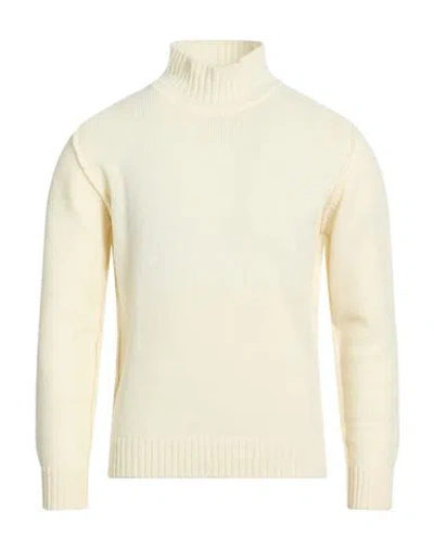 Bellwood Man Turtleneck Cream Size 40 Wool In Neutral