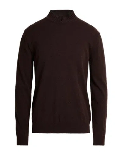 Bellwood Man Turtleneck Dark Brown Size 42 Wool