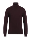 Bellwood Man Turtleneck Deep Purple Size 36 Cotton, Cashmere