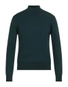 Bellwood Man Turtleneck Green Size 46 Merino Wool