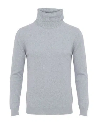 Bellwood Man Turtleneck Grey Size 38 Cashmere, Silk