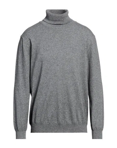 Bellwood Man Turtleneck Grey Size 46 Cotton, Wool, Cashmere In Gray