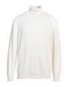Bellwood Man Turtleneck Ivory Size 44 Merino Wool In White