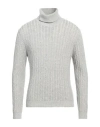 Bellwood Man Turtleneck Light Grey Size 44 Cotton, Wool, Cashmere