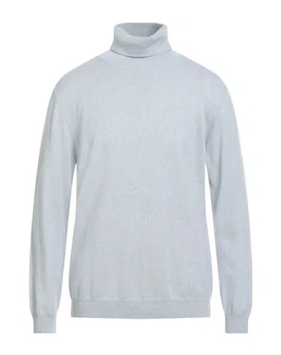 Bellwood Man Turtleneck Sky Blue Size 46 Cashmere, Silk