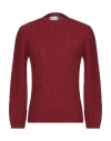 Bellwood Sweaters In Brick Red