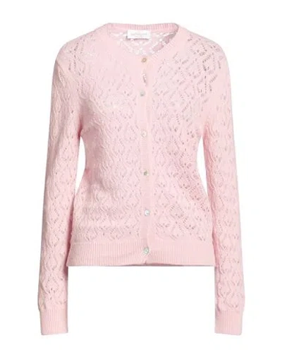 Bellwood Woman Cardigan Light Pink Size S Wool, Cashmere