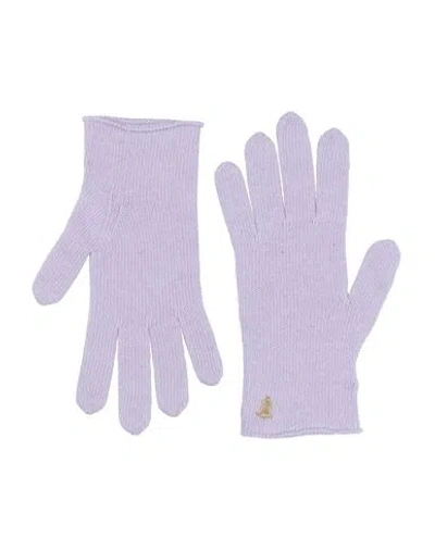 Bellwood Woman Gloves Lilac Size Onesize Wool, Viscose, Polyamide, Cashmere In Purple