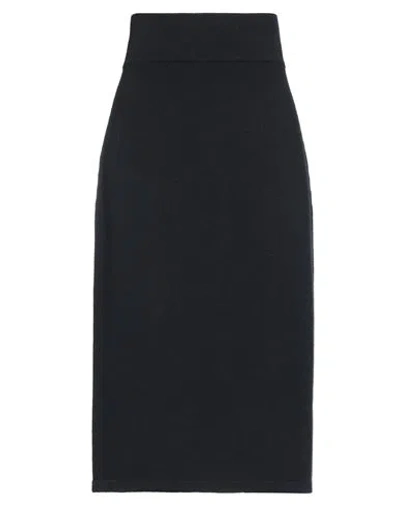 Bellwood Woman Midi Skirt Black Size S Merino Wool, Cashmere