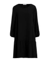 Bellwood Woman Mini Dress Black Size M Polyester, Elastane
