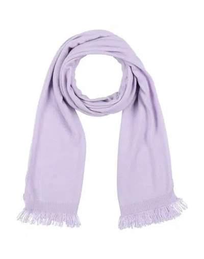 Bellwood Woman Scarf Lilac Size - Wool, Viscose, Polyamide, Cashmere In Purple