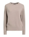 Bellwood Woman Sweater Beige Size L Wool, Cashmere In Brown