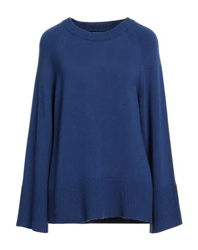Bellwood Woman Sweater Blue Size L Polyamide, Wool, Viscose, Cashmere
