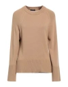 Bellwood Woman Sweater Camel Size M Polyamide, Wool, Viscose, Cashmere In Beige