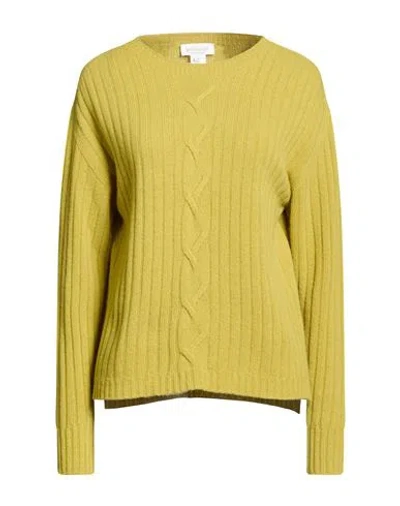 Bellwood Woman Sweater Light Green Size S Wool, Cashmere In Yellow