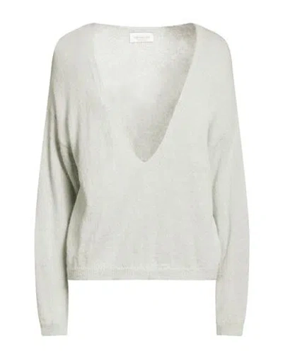 Bellwood Woman Sweater Light Grey Size S Polyamide, Alpaca Wool, Acrylic In White