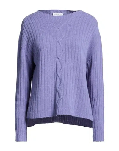 Bellwood Woman Sweater Purple Size S Wool, Cashmere