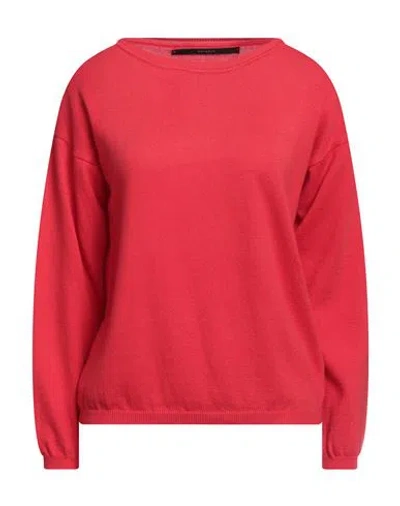 Bellwood Woman Sweater Red Size Xl Cotton