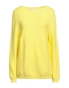 Bellwood Woman Sweater Yellow Size L Cotton