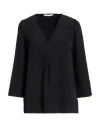 Bellwood Woman Top Black Size M Polyester, Elastane