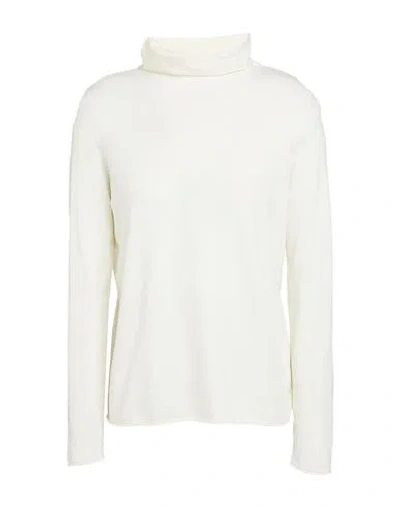 Bellwood Woman Turtleneck Ivory Size L Viscose, Polyester, Polyamide In White