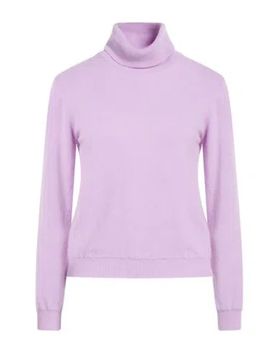 Bellwood Woman Turtleneck Lilac Size S Wool, Cashmere In Purple
