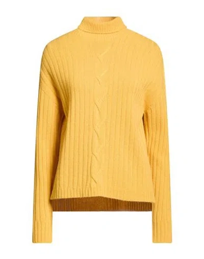 Bellwood Woman Turtleneck Marigold Size S Wool, Cashmere In Yellow