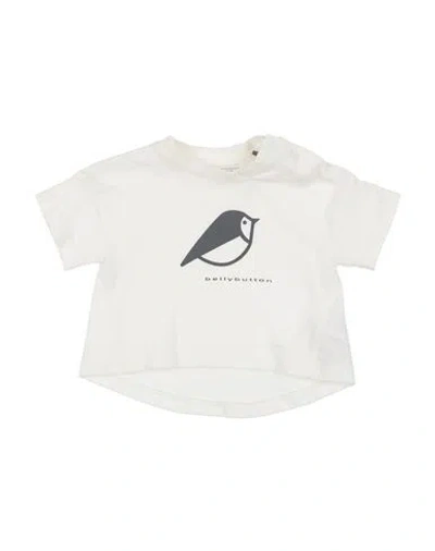 Bellybutton Babies'  Newborn Boy T-shirt White Size 0 Cotton, Elastane