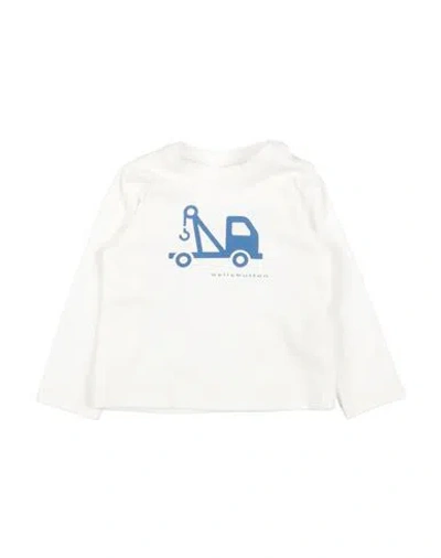 Bellybutton Babies'  Newborn Boy T-shirt White Size 3 Organic Cotton, Elastane
