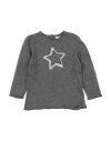 Bellybutton Newborn Girl Sweater Grey Size 3 Cotton, Viscose, Polyamide, Cashmere In Grey