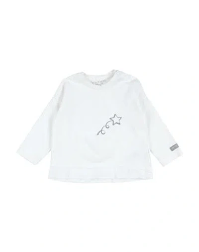 Bellybutton Babies'  Newborn Girl T-shirt White Size 3 Organic Cotton, Elastane